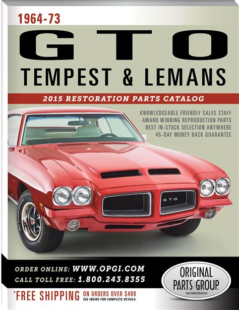 gto restoration parts catalog